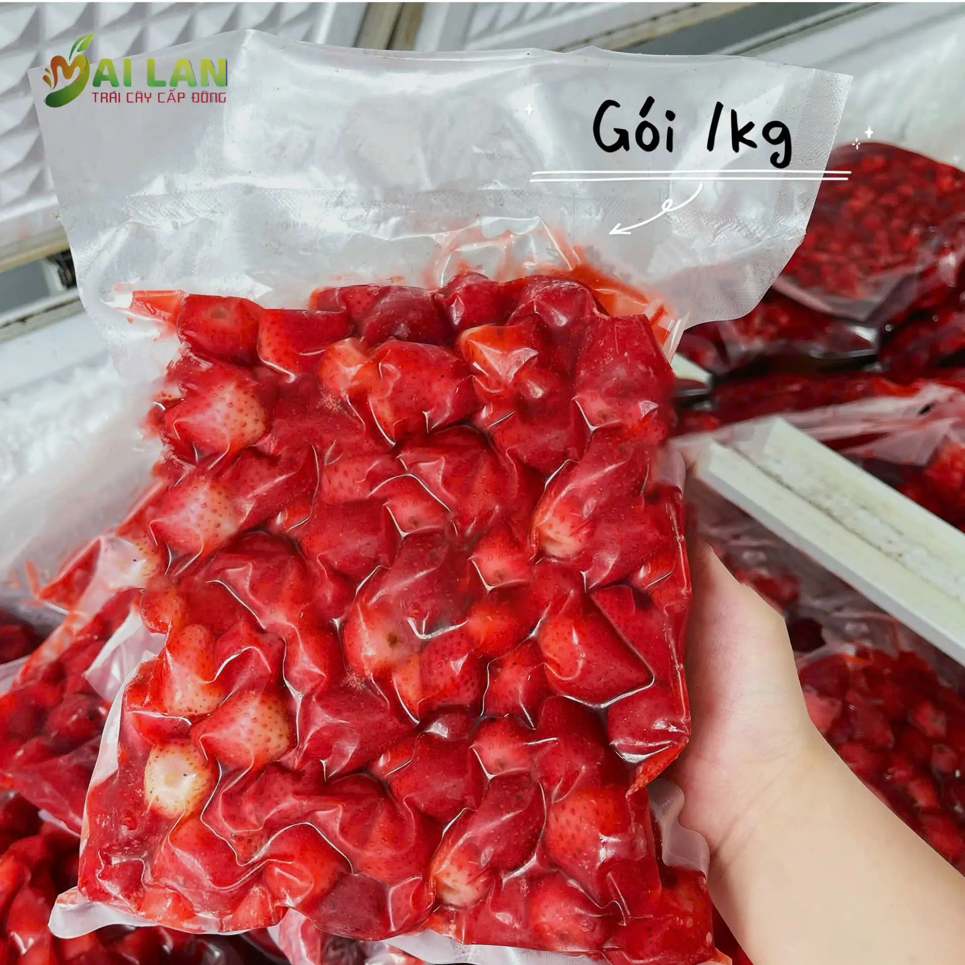 Dâu Tây Cấp Đông Mai Lan – Túi 1kg