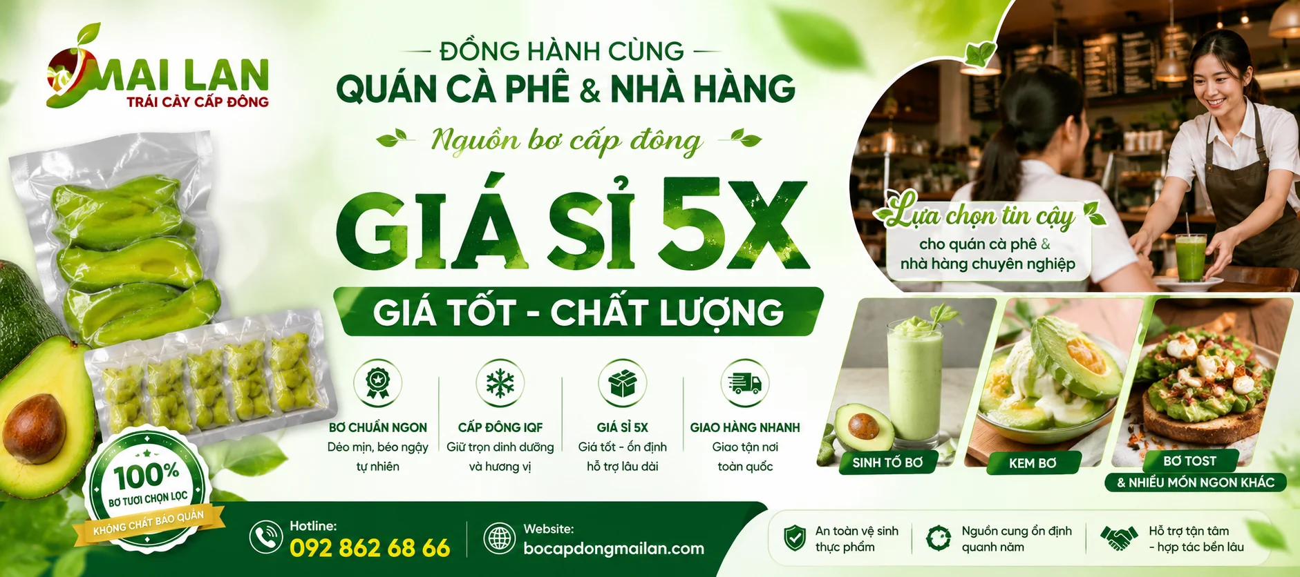 BƠ CẤP ĐÔNG - NÔNG SẢN MAI LAN